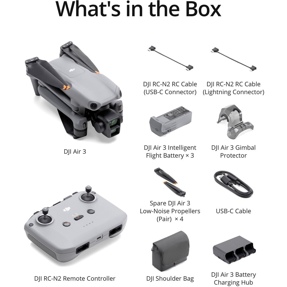 DJI Air 3 Fly More Combo (RC-N2)