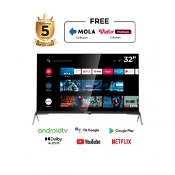[3339591079] POLYTRON Smart Android TV 32 inch PLD 32AG5959